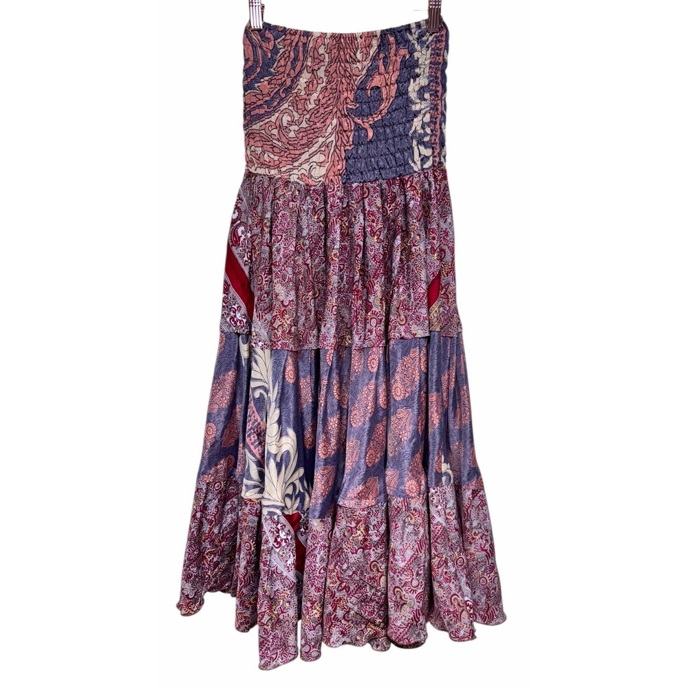 Darn‎ Good Yarn Sedona Patchwork Dress/Skirt Women's Size J (00-04)